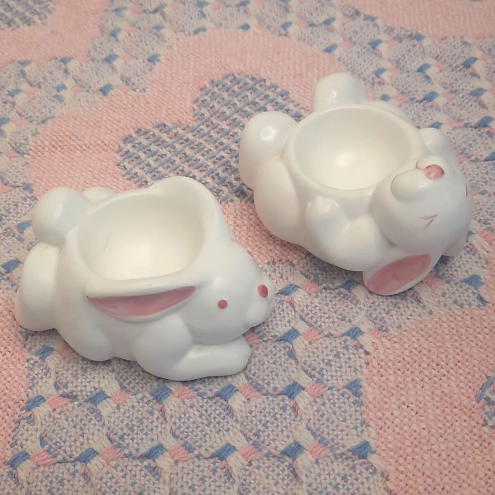 Department 56 Easter bunny, egg holder set...